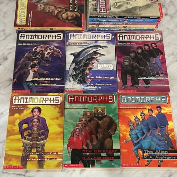 1990s Animorphs Book Series Collection Complete 1-20 + Extras Teen Chapter Paper - Picture 7 of 11